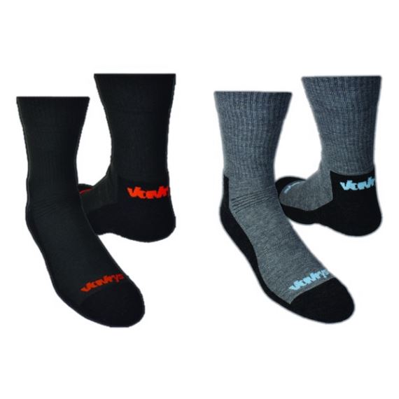 Ponožky Vavrys Trek Coolmax 2-pack černá-šedá