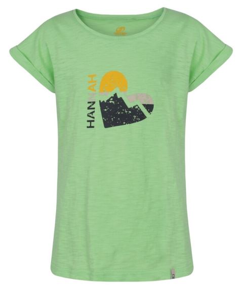 Dětské tričko s krátkým rukávem Hannah Kaia JR paradise green
