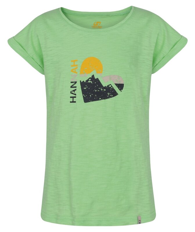 Dětské tričko s krátkým rukávem Hannah Kaia JR paradise green 116