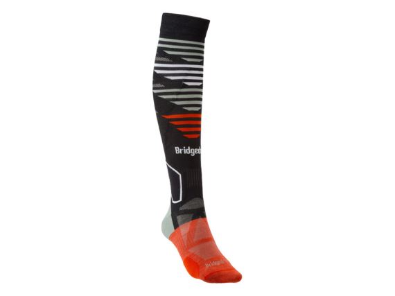 Pánské lyžařské ponožky Bridgedale Ski Lightweight graphite/sage/258