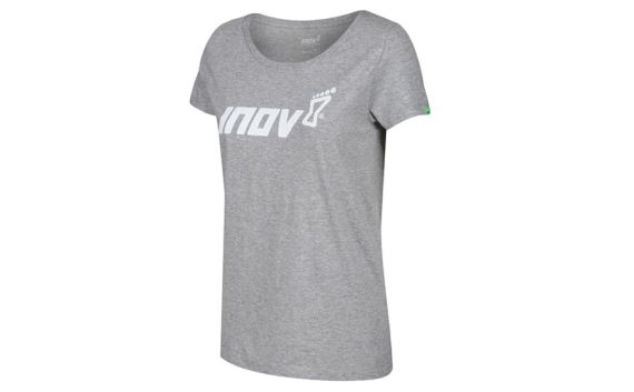 Dámské volnočasové triko INOV-8 Cotton Tee "Forged" W šedá