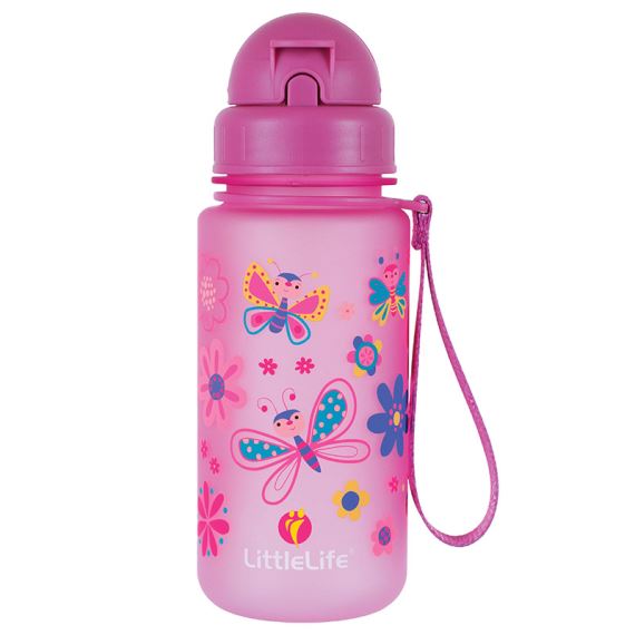 Dětská láhev LittleLife Water Bottle 400ml - Butterflies