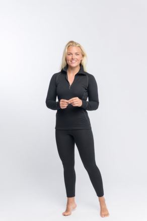 Dámské funkční merino spodky Devold Expedition Woman Long Johns Black (1)
