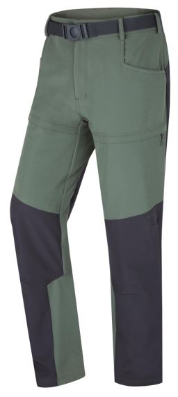 Pánské outdoorové kalhoty Husky Keiry M green/anthracite