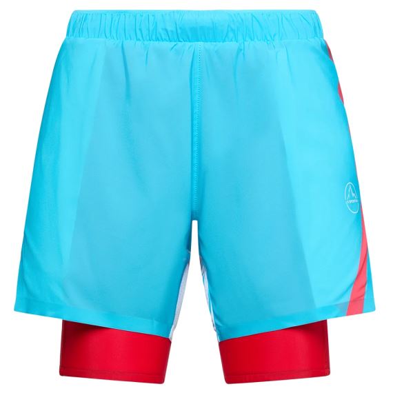 Dámské kraťasy La Sportiva Flow 5" Short malibu blue/hibiscus