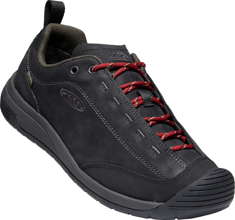 Pánské semišové kožené tenisky Keen Jasper II WP Men black/raven 10UK