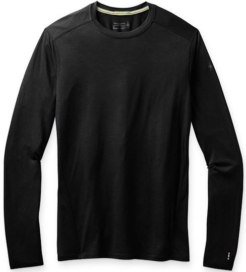Pánské tričko s dlouhým rukávem Smartwool M Merino 150 Baselayer LS black