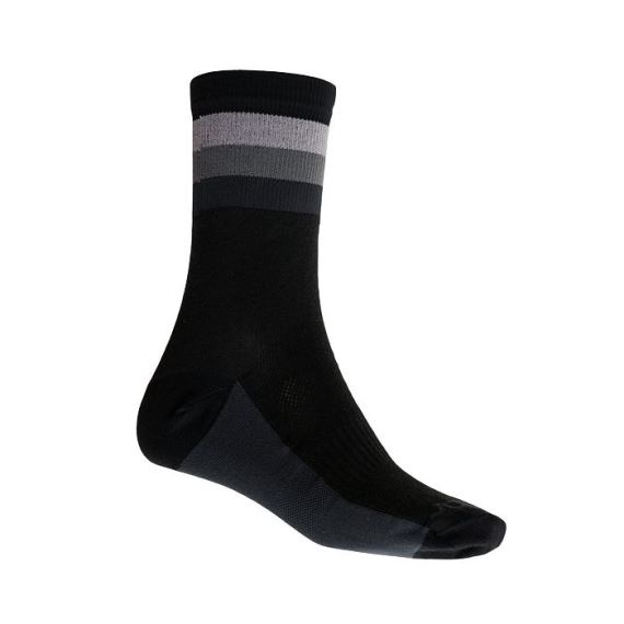 Ponožky sportovní SENSOR Coolmax Summer Stripe černá/šedá