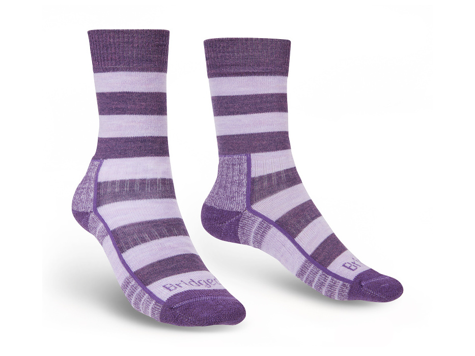 Dámské ponožky Bridgedale Hike LW MP Boot Women's lilac/purple/283 35-37EU