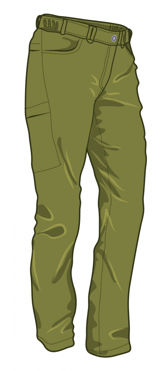 Dámské kalhoty Warmpeace Crystal Lady calla green XL