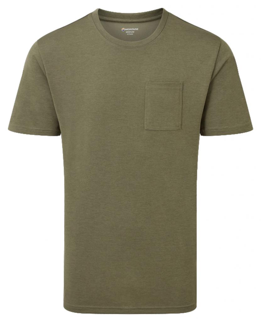 Pánské tričko Montane Dart Pocket T-Shirt Kelp green M