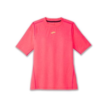 Dámské triko Brooks High Point Short Sleeve růžová (2)