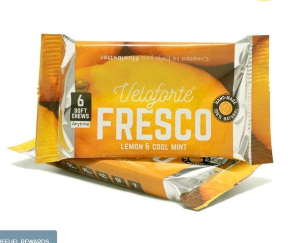 Energetické bonbóny Veloforte Fresco Energy Chews 80g