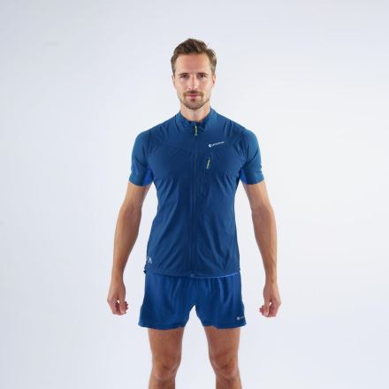 Pánská běžecká vesta Montane Featherlite Trail Vest Narwhal blue (1)