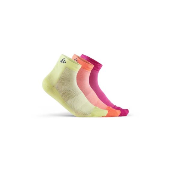 Funkční ponožky CRAFT Mid 3-pack žlutá
