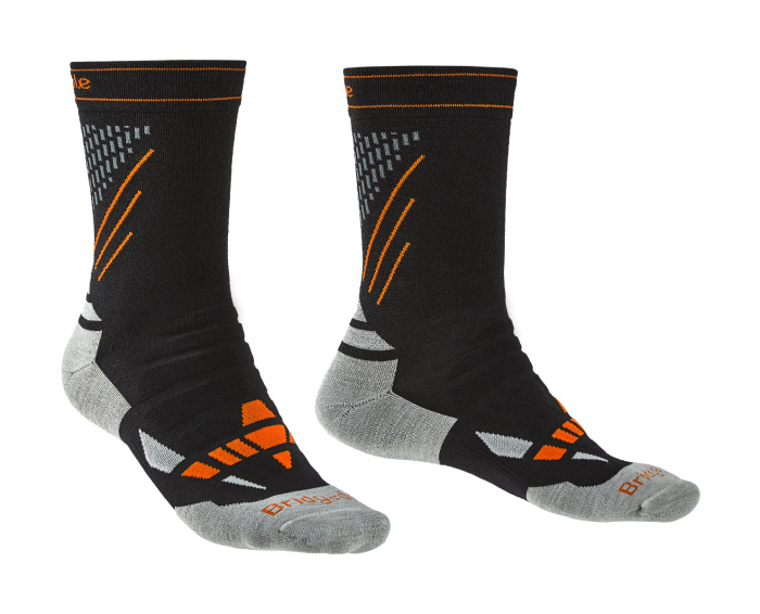 Ponožky Bridgedale Ski Nordic Race black/stone/850 M (6-8,5)