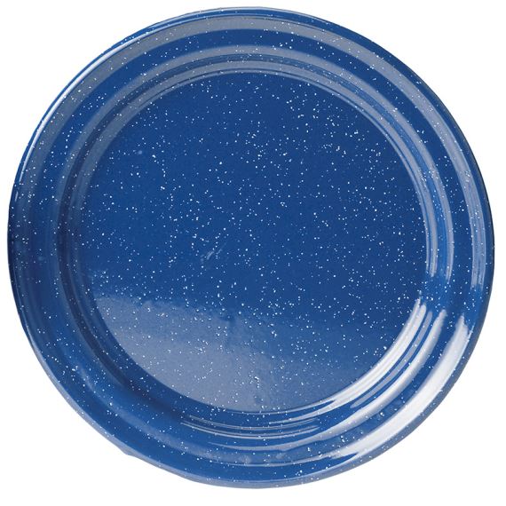 Talíř smaltovaný GSI Plate blue