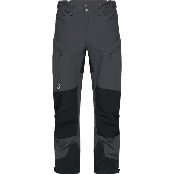 Pánské softshellové kalhoty Haglofs Rugged Standard Šedá/černá