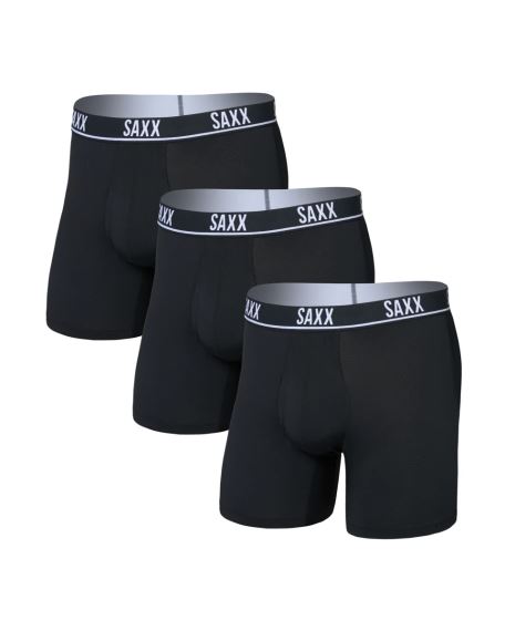 Pánské boxerky SAXX Essential Performance Mesh (3 Pack) black