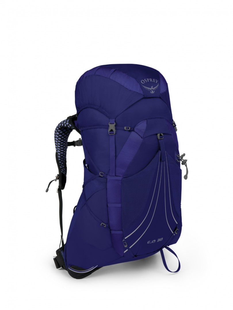 osprey backpack eja38l equinox blue Exos 38L Men's Ultralight Backpacking Backpack, Ribbon, S/M : Sports & Outdoors Water bottle pockets feature anatomically reachable storage holes to keep you hydrated on the go Exos 38L Backpack