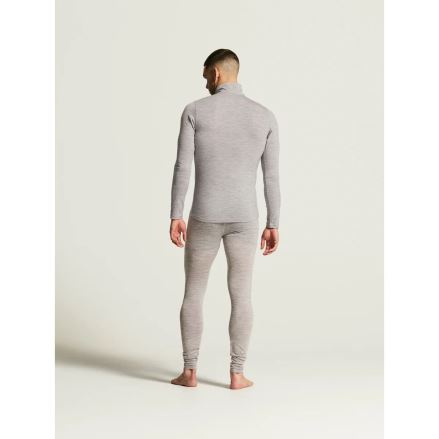 Pánské termotriko Craft Wool 95 HZ LS grey melange (4)