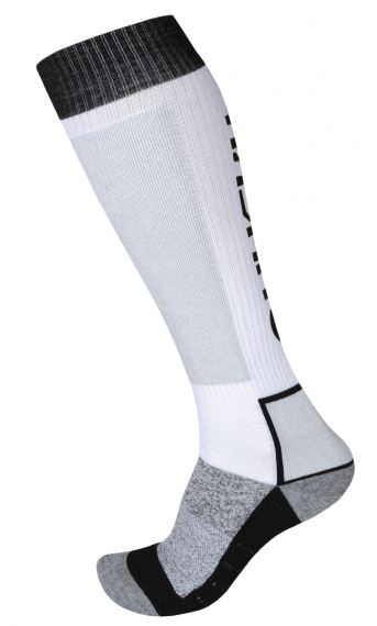Univerzální lyžařské ponožky Husky Snow Wool bílá/černá