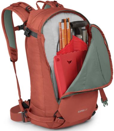 Dámský skialpový batoh Osprey Sopris 20L Emberglow orange (4)