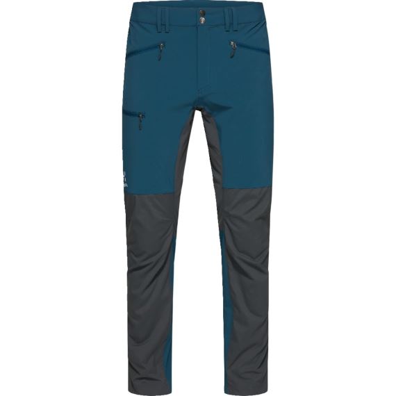 Pánské softshellové kalhoty Haglofs Lite Slim Modrá/tmavě šedá