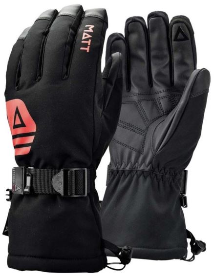 Lyžařské rukavice MATT 3271 Derek Tootex Gloves Black/red