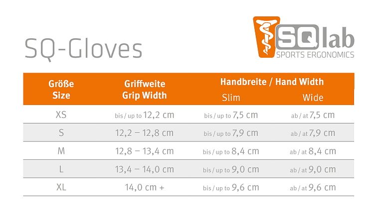 Zimní cyklistické rukavice SQlab Slim (4)