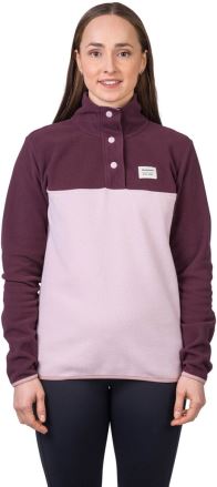 Dámská fleece mikina Hannah Nuka fig/violet ice (2)