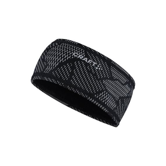 Unisex běžecká čelenka Craft Core Essence Lumen černá