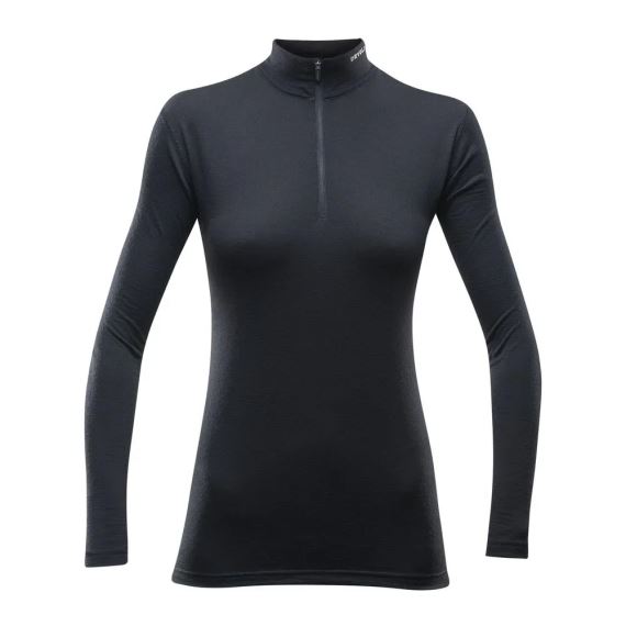 Dámské tričko Devold Breeze se zipem black