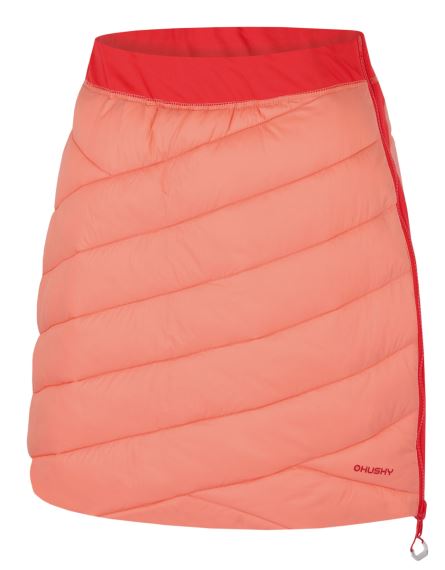 Dámská zimní sukně Husky Freez L light orange/red
