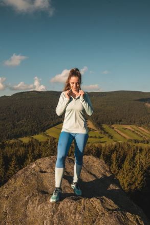 Dámské funkční triko Husky Tromi Zip L faded mint (3)