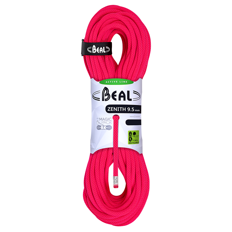 Lano BEAL Zenith 9,5 mm Solid Pink 80 m