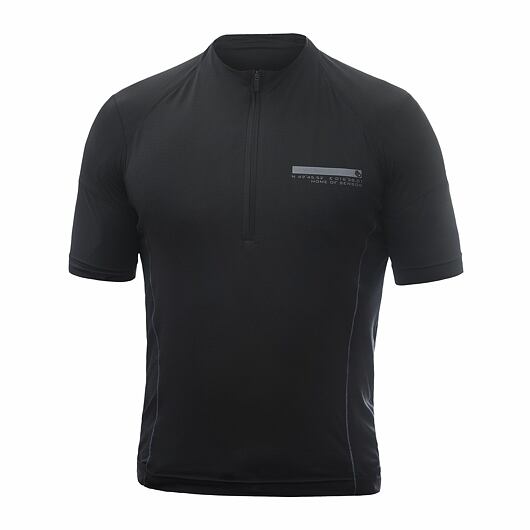Pánský cyklistický dres kr. rukáv Sensor Coolmax Entry true black L