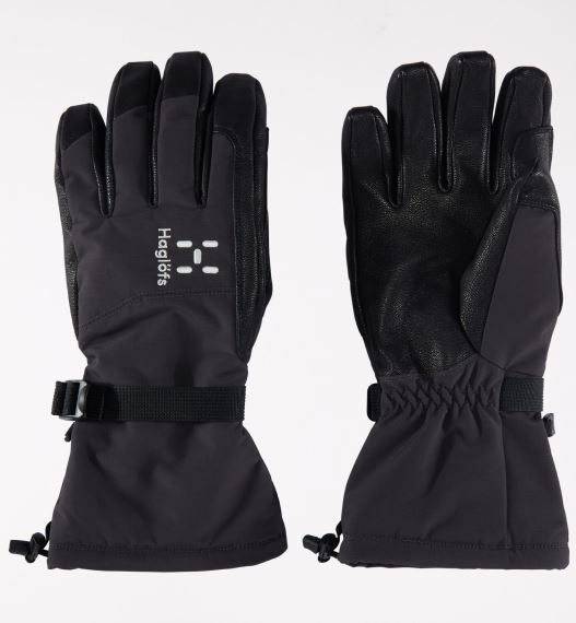 Prstové rukavice Haglöfs Niva Glove true black/slate