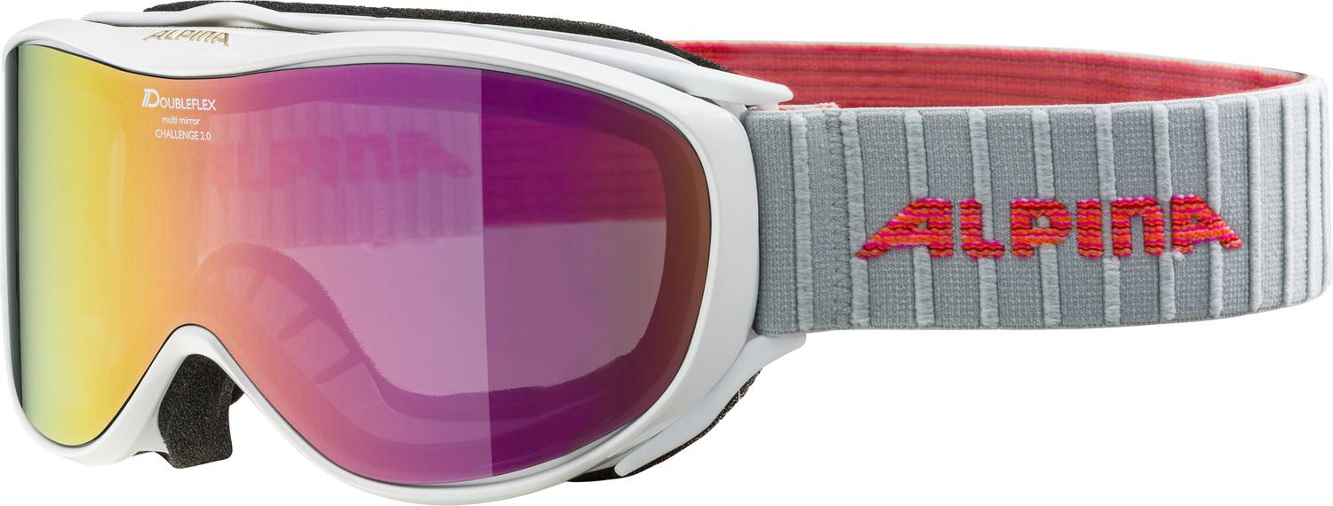 Lyžařské brýle Alpina Sports Challenge 2.0 MM white-flamingo M40