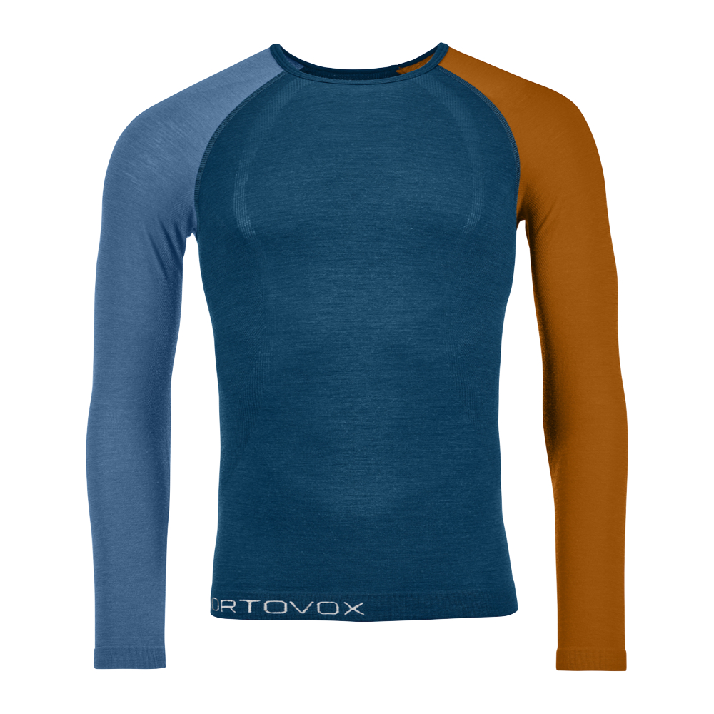 Pánské funkční triko Ortovox 120 Competition Light Long Sleeve Petrol blue S