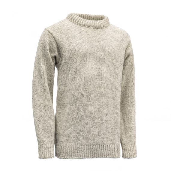 Unisex turistický svetr Devold Nansen Wool Sweater Grey Melange
