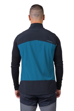 Pánská softshellová vesta Hannah Carsten Vest anthracite/sailor blue (3)