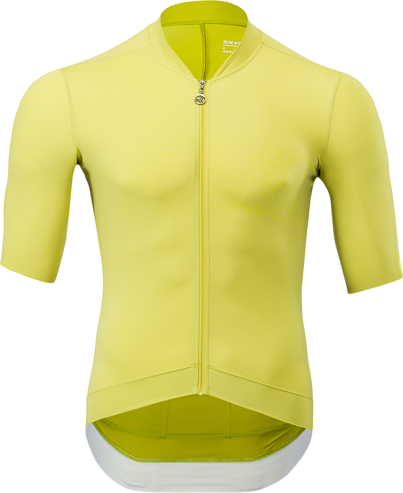 Pánský cyklistický dres Silvini Ansino Olive lime 3XL