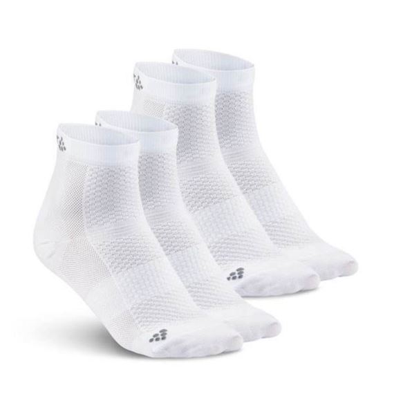 Funkční ponožky CRAFT Cool Mid 2-pack bílá