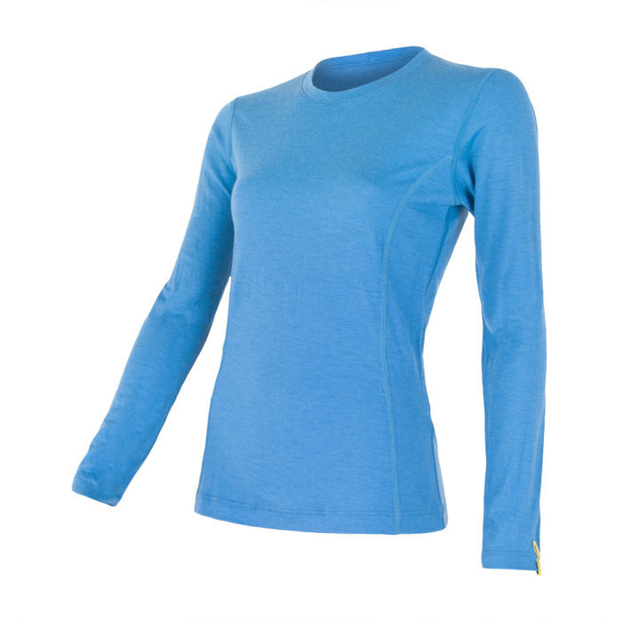 Dámské funkční tričko s dlouhým rukávem SENSOR Merino Active modrá L
