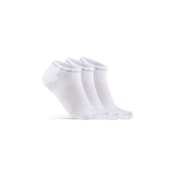 Ponožky CRAFT CORE Dry Shaftless 3-pack bílá