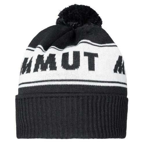 Čepice MAMMUT Peaks Beanie Black-white