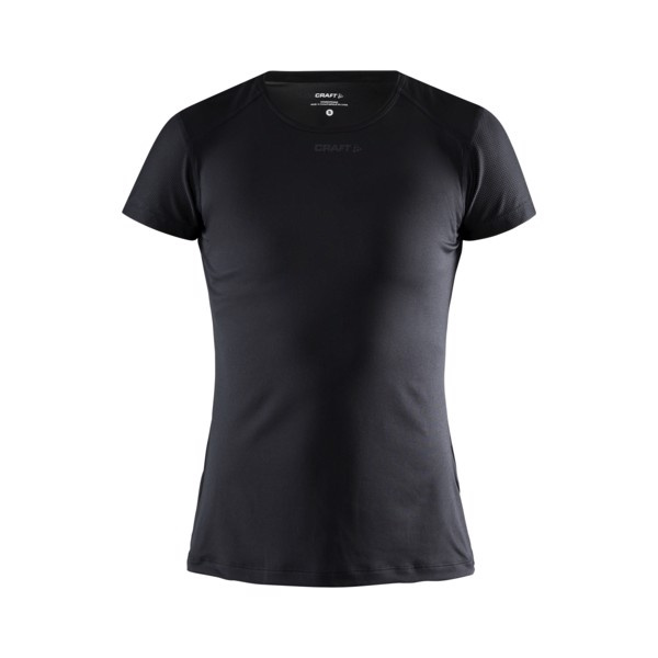 Dámské funkční tričko s krátkým rukávem CRAFT ADV Essence Slim SS černá L