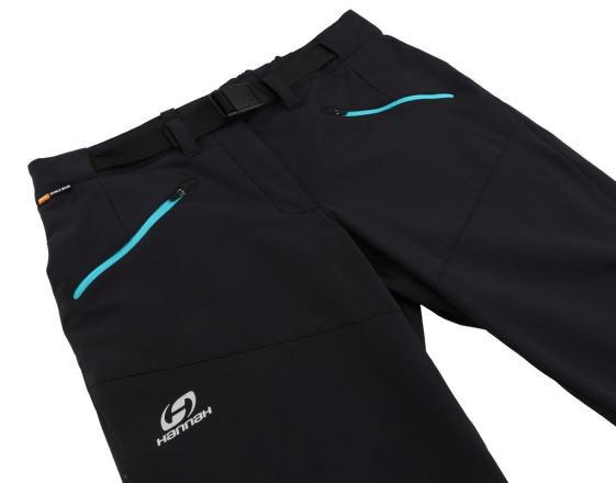 Dámské softshellové 3/4 kalhoty Hannah Row anthracite (bluebird) (2)