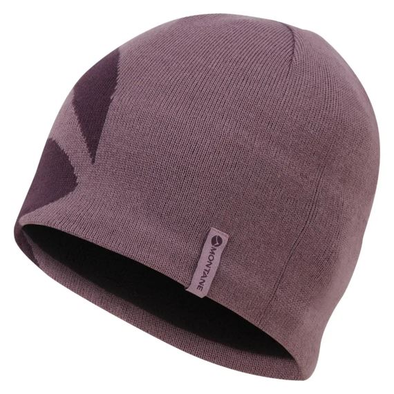 Čepice Montane Jango Roundel Beanie black ONE SIZE zobrazená z mírného úhlu s viditelným logem.